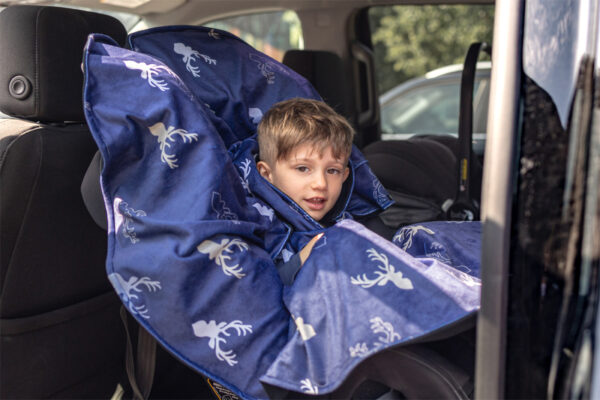 Poncho pour l’auto – Cerfs – Face arrière – Naélie