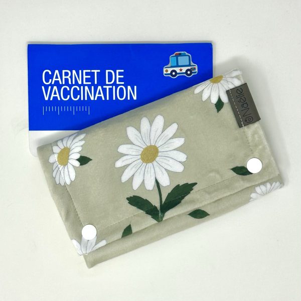 Protège carnet de santé - Marguerites