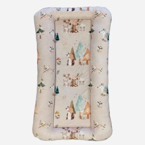 coussin évolutif - animaux foret beige - Naélie