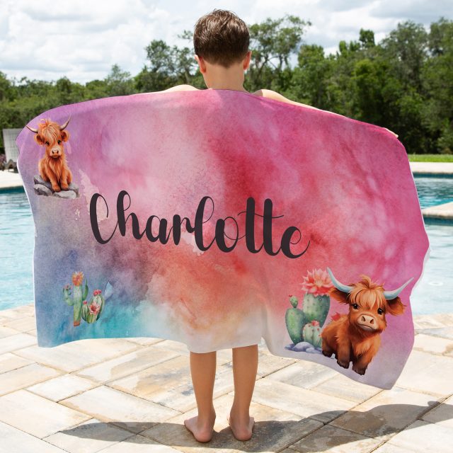 Serviette de plage - Vaches